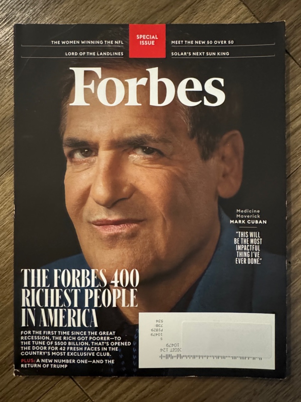 Special Issue Magazine - Navy & Black Cover